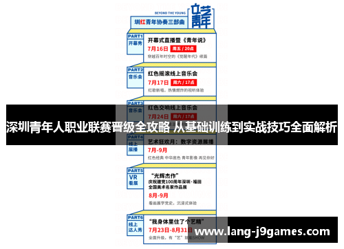 深圳青年人职业联赛晋级全攻略 从基础训练到实战技巧全面解析